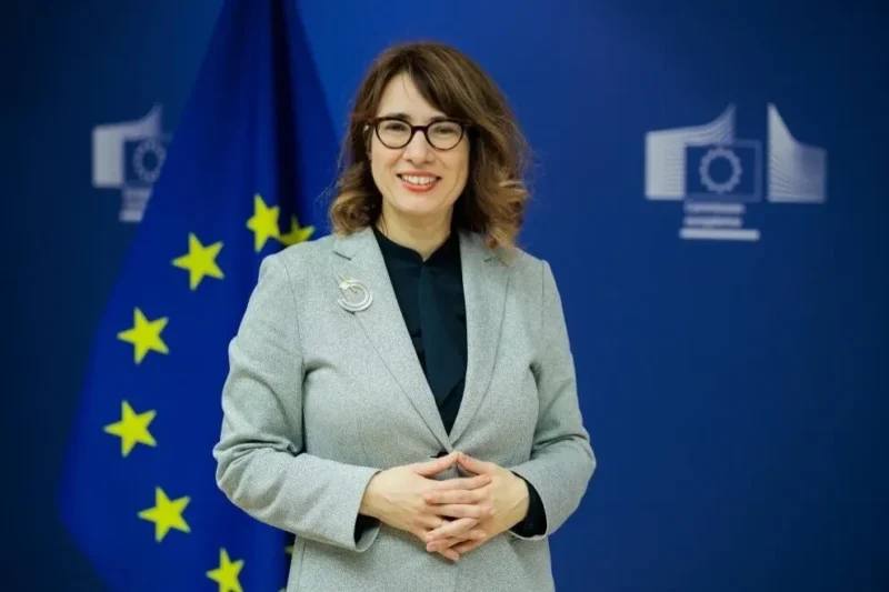 Высокий представитель ЕС Анита Хиппер выступает с заявлением о поддержке Армении