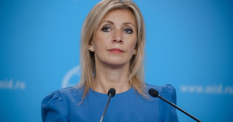 Мария Захарова на брифинге МИД РФ, Москва