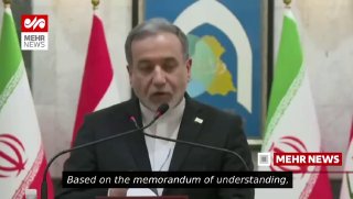 Глава МИД Ирана Аббас Аракчи на пресс-конференции, Ормузский пролив